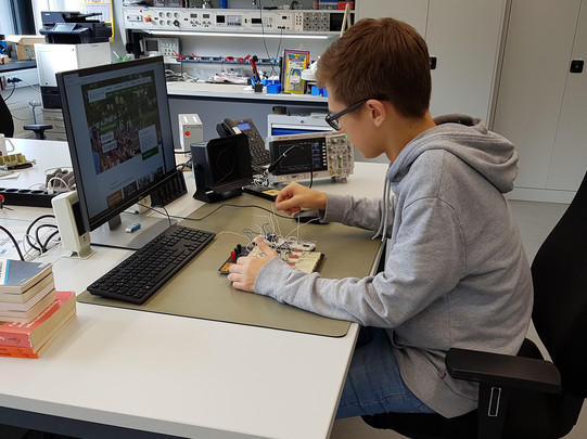 Aufbau einer Breadboardschaltung